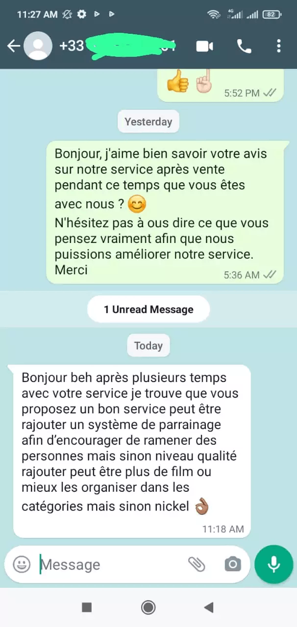 Avis Clients 1