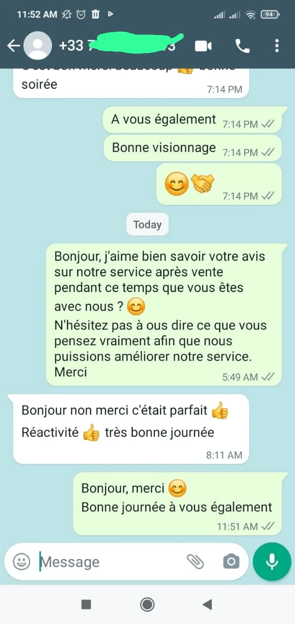 Avis Clients 7